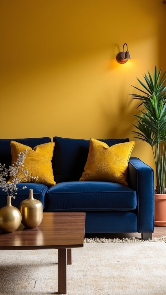 20 Mustard Yellow Living Room Color Palettes You’ll Love