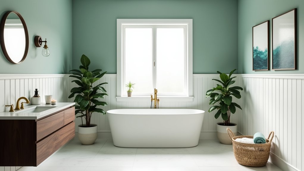 23 Bathroom Accent Wall Color Ideas That Transform the Room