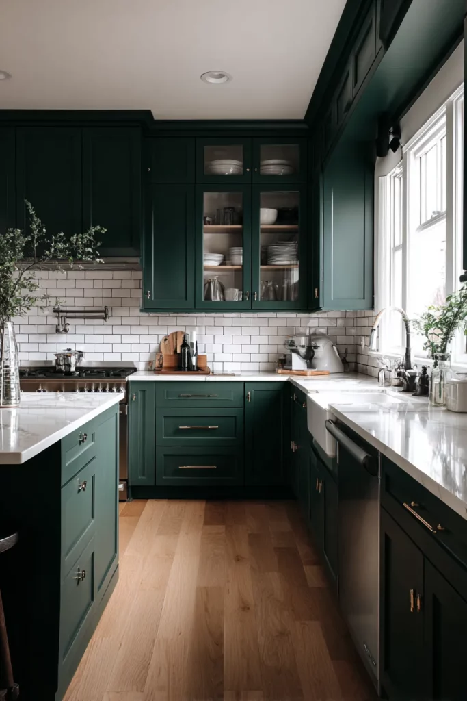 18 Dark Kitchen Color Schemes for Moody Sophistication